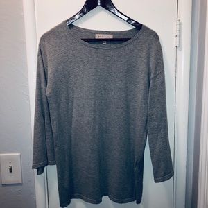 Philosophy sweater with open sleeves